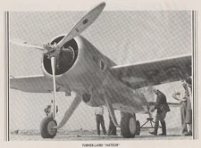 Aviation Magazine Print - Turner-Laird Meteor Photo (1937)