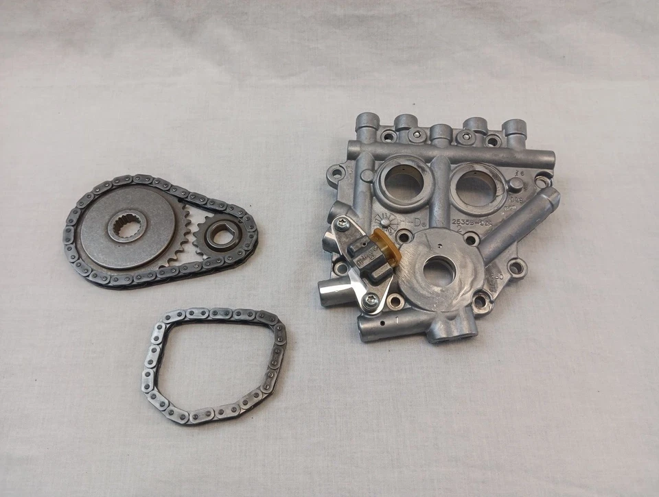 BOMBA DE ÓLEO CONJUNTO PLACA EIXO DE COMANDO HARLEY DAVIDSON GENUÍNA DYNA FAT BOB 26277-06 - Imagem 3 de 4