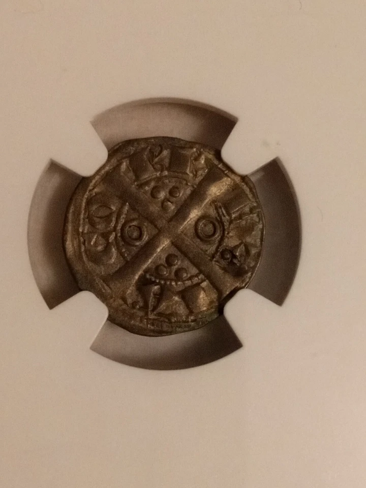 1213-1276 Spain Dinero Barcelona Jaime I NGC (0.91g) AU55 - Image 4 of 4