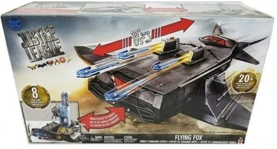 Mattel Justice League Flying Fox Mobile Command Center playset + Batman Figure