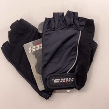 Hind Men Sports Fingerless Gloves Size Small Black With Palm Pads