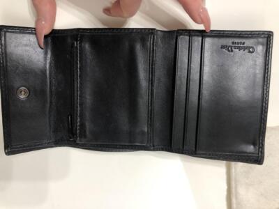 Christian Dior Tri-Fold Wallet Trotter Oblique Canvas Women From