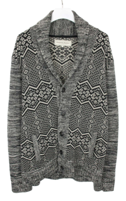 Farmers Market Pullover Herren Groß Wollmischung Strickjacke