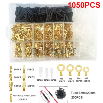 Box Insulated Male Female Wire Connector 2.8/4.8/6.3mm Electrical Crimp Terminal