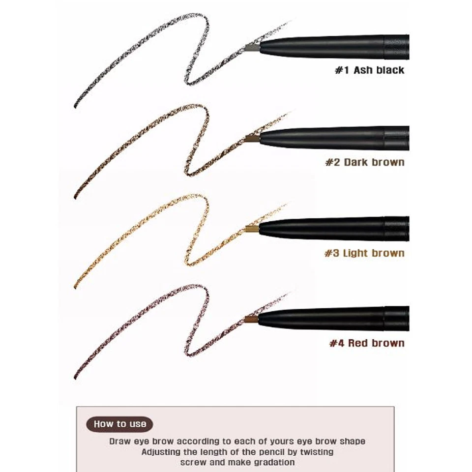 Holika Holika Maravilloso Dibujo Ceja Delgada (04 Rojo Marrón) EE. UU. [Envío Gratis EE. UU.] Foto 4 de 4