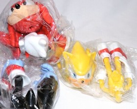 Set of 5 - 5" Sonic the Hedgehog Video Game Movie Action Figures