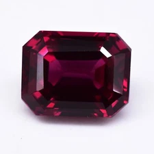 13.40 Cts Natural Blood Red Mozambique Ruby Radiant Cut Certified AAA+ Gemstone