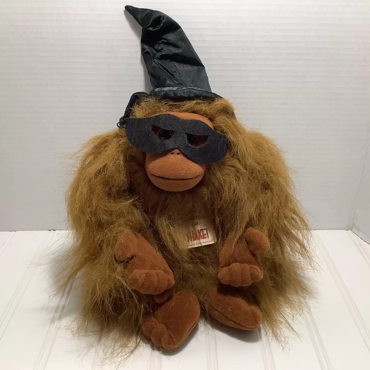 Orangutan Ollie Plush Creations With tags Wearing Witch Hat Mask