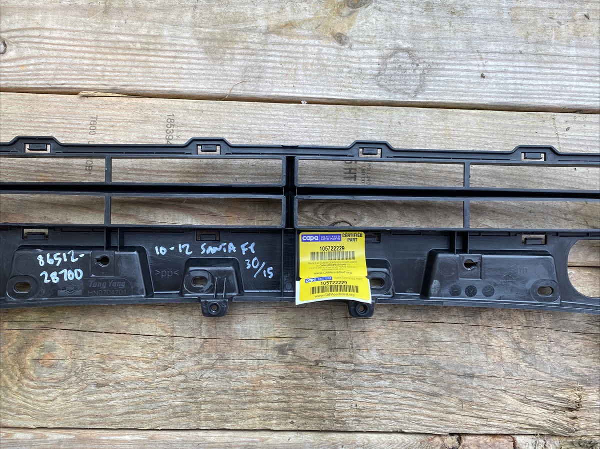 2010 2011 2012 Hyundai Santa Fe Center Front Grill Plastic