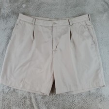 Nike Golf Shorts Mens Sz 40 Light Gray Casual Performance Chino Stretch