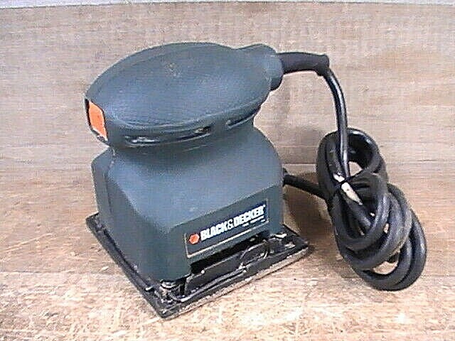 BLACK & DECKER 7441 15,000 OPM 1/4 Sheet Finishing Sander Pre-Owned Tested
