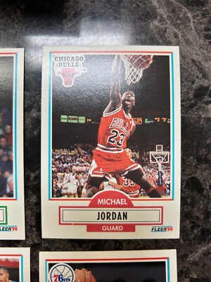 1990-91 Fleer Basketball Complete Set #1-198 Michael Jordan, Magic