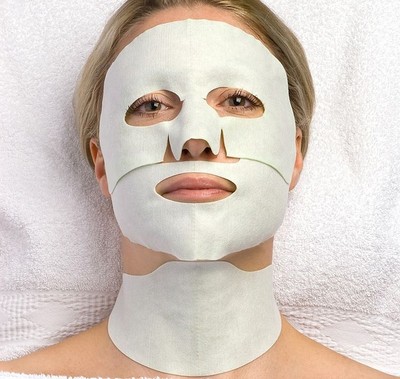 (15,83 EUR/Stk.) CNC Cosmetic aesthetic world Hydrogel Face & Neck Mask 3-teilig