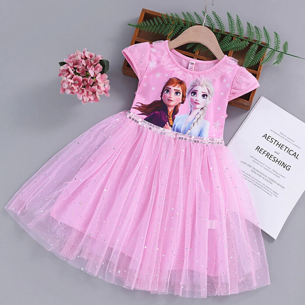 Frozen princess dress hot sale up