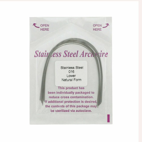 100 Pc Dental Orthodontic Stainless Steel Archwire Natural Form Round Ortodoncia - Picture 15 of 17