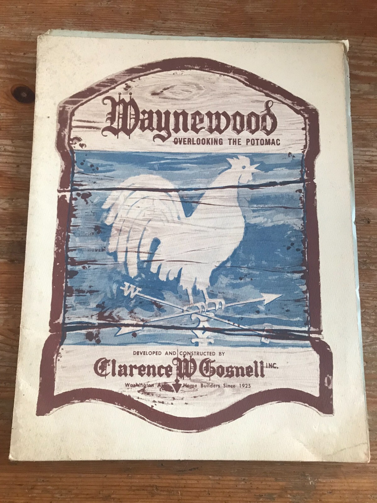 Waynewood Gosnell Home Builders Illustrated Advertising Mount Vernon VA