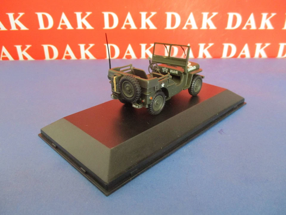 Die cast 1/43 Modellino Auto Jeep Willys US Army France 1944 - Immagine 4 di 4