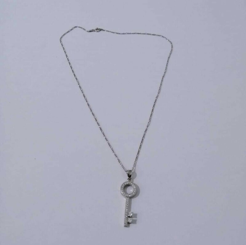 925 Sterling Silver Clavicle Love Charm Necklace for Women-image