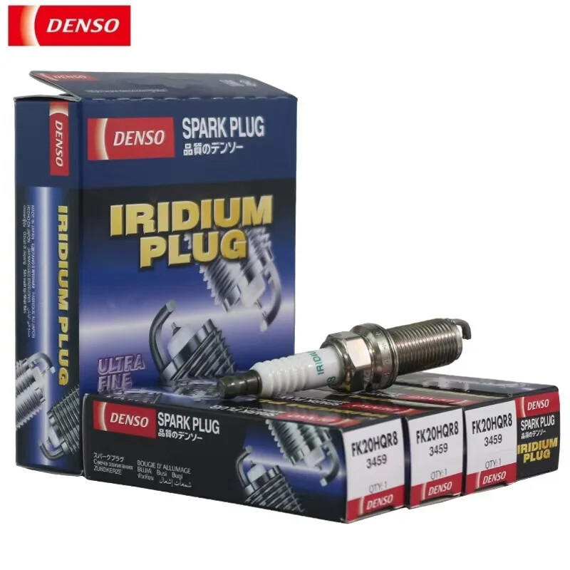 6PCS DENSO FK20HQR8 3459 Spark Plug For Volvo C30 C70 S40