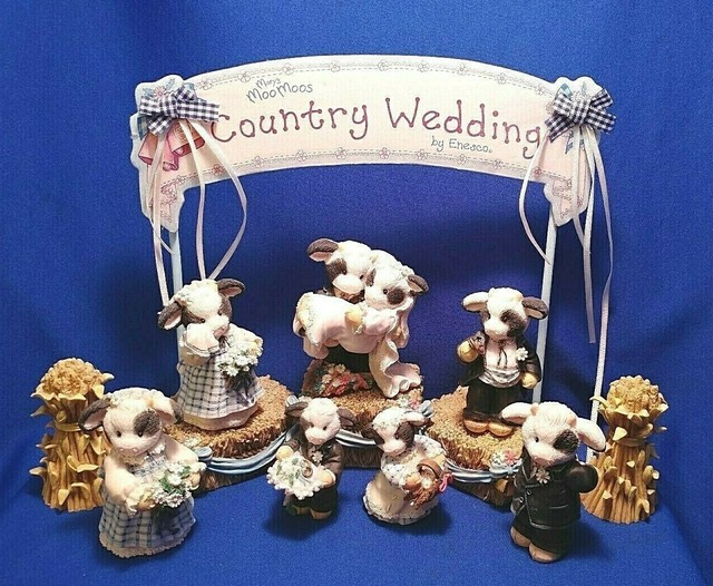 Mary S Henhouse Kitchen Chickens Enesco Set 9 Figures 2 Jars