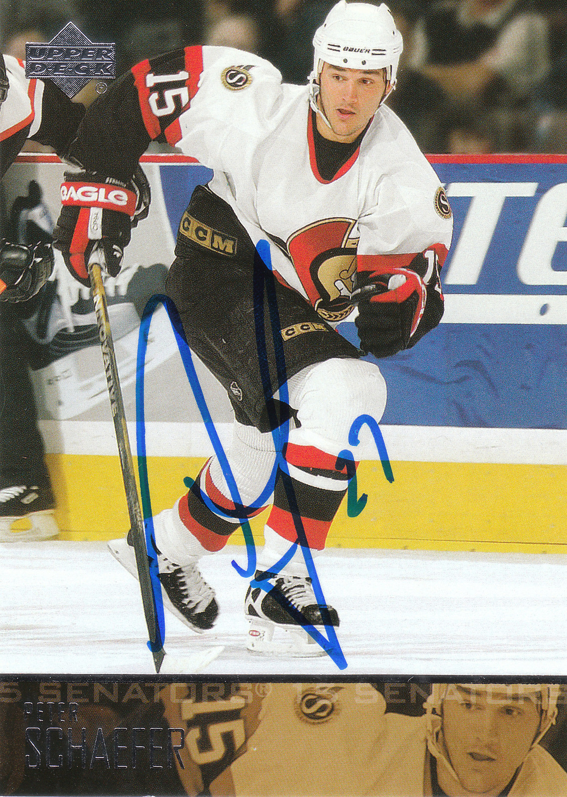 PETER SCHAEFER SENATORS AUTOGRAPH AUTO 03-04 UPPER DECK #134 *21858