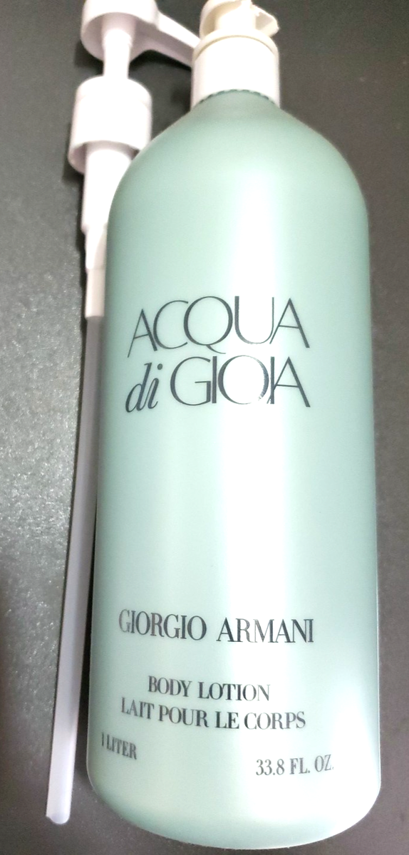 Acqua di Gioia Giorgio Armani body lotion 33.8 Oz Large New Pump