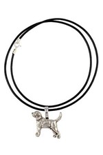 Beagle - Dog Collar, Silver-Plated Pendant For The Dog Lover, Subtle S