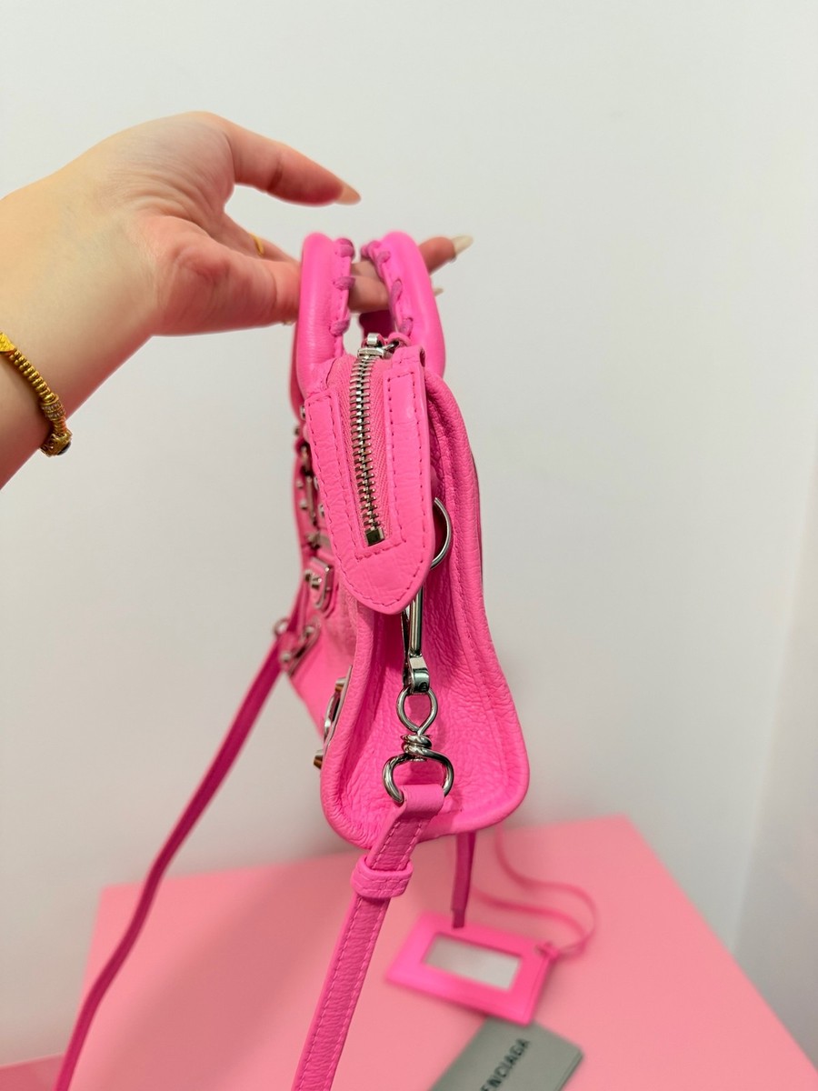 BALENCIAGA Neo Classic Mini City 2way Handbag Shoulder Bag Leather