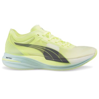 PUMA Deviate Nitro Elite Running  Womens Yellow Sneakers Athletic Shoes 37644402
