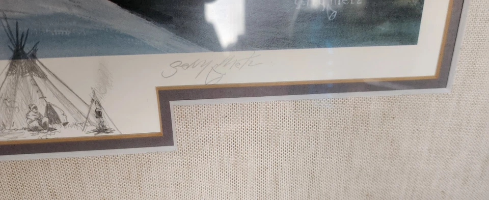 RARA IMAGEN DE PRUEBA DE ARTISTA GERRY METZ MEDIA CÚPULA CAMPAMENTO YOSEMITE PARA EDICIÓN LIMITADA Foto 4 de 4