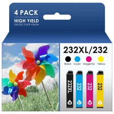 232XL Ink Cartridges for Epson T232 WorkForce XP-4205 WF-2930 XP-4200 XP-4205