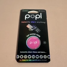 Popl Dot with PopCode Instantly Share Anything Pink