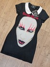 Neu mit Etikett Killstar x Marilyn Manson Spellmaster Kragen Kleid XL - selten Gothic Archiv