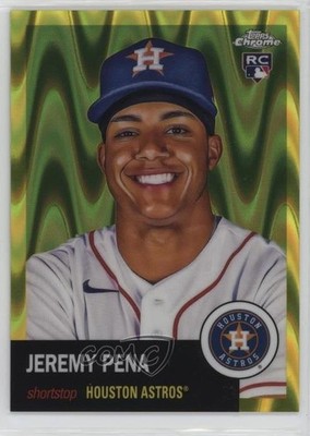 2022 Topps Chrome Platinum Anniversary 56/250 Jeremy Pena #377 Rookie RC d4f