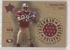 2004 Leaf Rookies & Stars Freshman Orientation Materials Derrick Hamilton 0e3