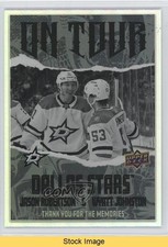 2024-25 Upper Deck Series 2 On Tour Black Jason Robertson Wyatt Johnston READ