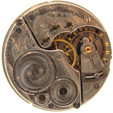 1920 ELGIN POCKET WATCH MOVEMENT 22520647 GRADE 313 16s 15j FC2 