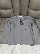 Maja Shirt Men's Long Sleeve Gray Repelente Al Agua size S