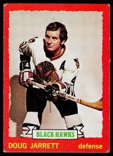 1973-74 Topps Doug Jarrett #76 Chicago Blackhawks HOCKEY