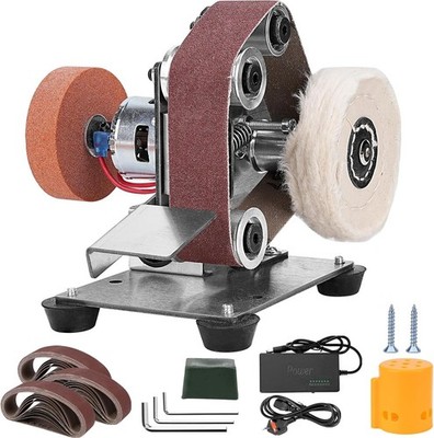 Mini Elektro Bandschleifer Messerschärfer Schleifmaschine - kleiner Tischschleifer