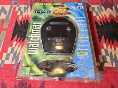 Vintage Sony Watchman FDL-PT22 Handheld LCD Color TV Japan NOS Sealed 90s 