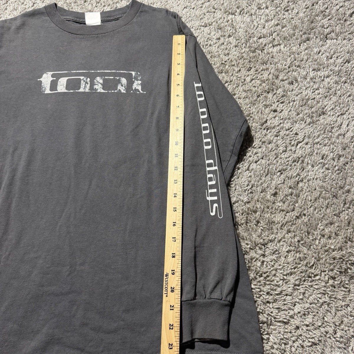 Vintage Tool Band 10000 Days 2006 Tour Long Sleeve T Shirt Medium