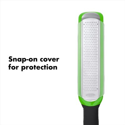 OXO Softworks Stainless Steel Zester Grater Citrus Cheese with Cover