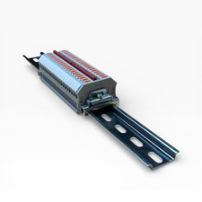 DIN Rail Control Panel Builder Install Kit - Rail, Terminal Blocks, End Stops