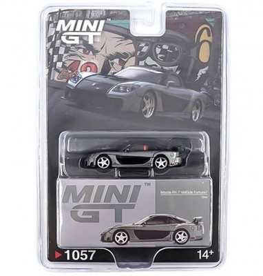 MAZDA RX7 (FD3S) VEILSIDE FORTUNE GREY 2011 - BLISTR - Mini GT 1:64