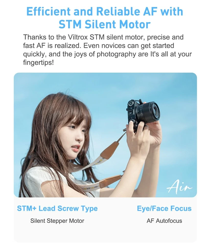 VILTROX 35mm f/1.7 X-Mount APS-C Fuji X-Mount Autofocus Lens, AF 35mm f/1.7 X Pr - Image 2 of 4