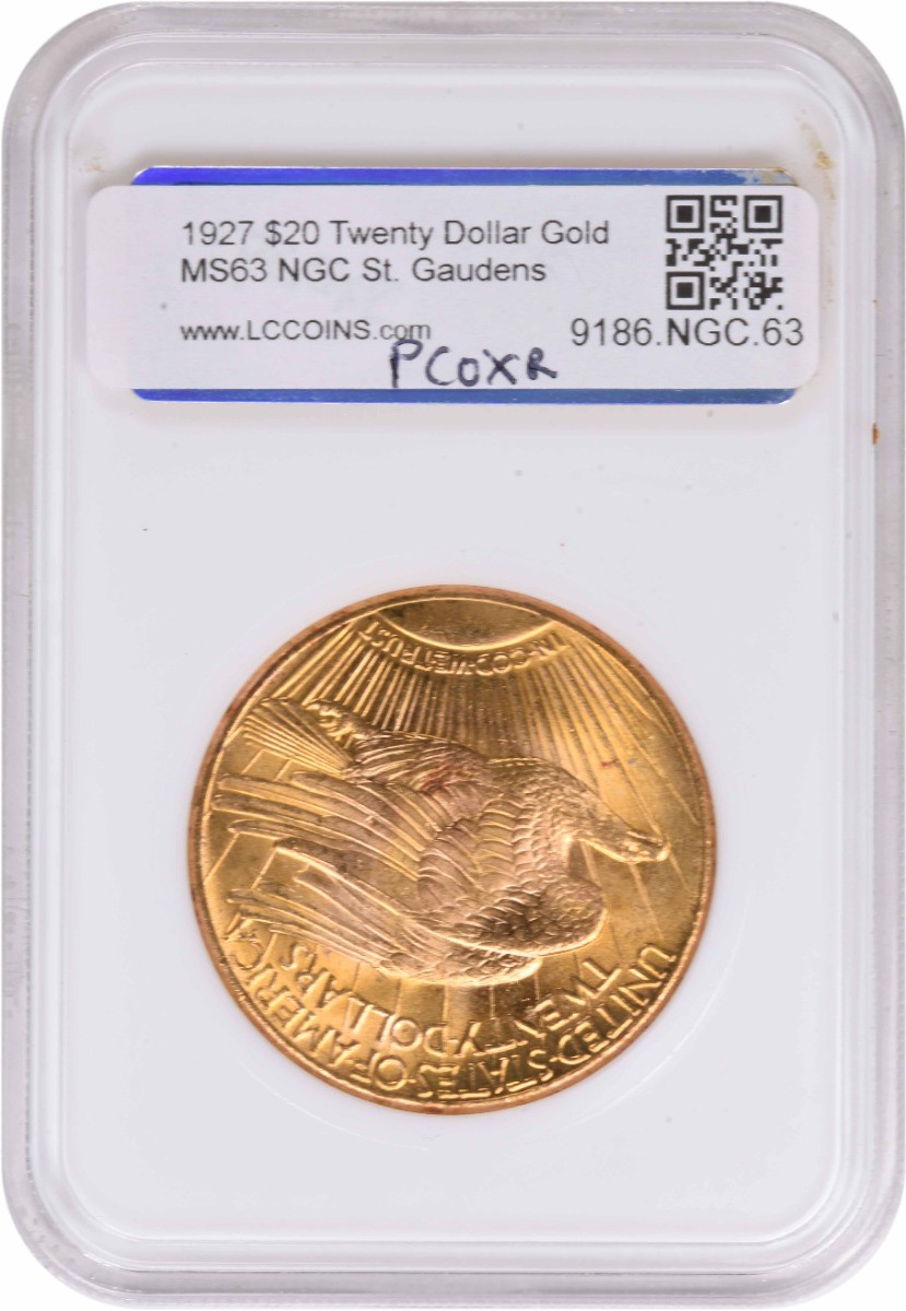 1927 $20 Gold St. Gaudens MS63 NGC | eBay