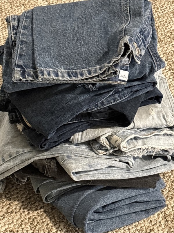 Bulk Lot Women’s Jeans Tommy Hilfiger Hollister Abercrombie So J Crew Skinny