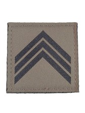 GALON POITRINE SERGENT-CHEF BASSE VISIBILITE GRADE DE COMBAT BV ENTIEREMENT NEUF