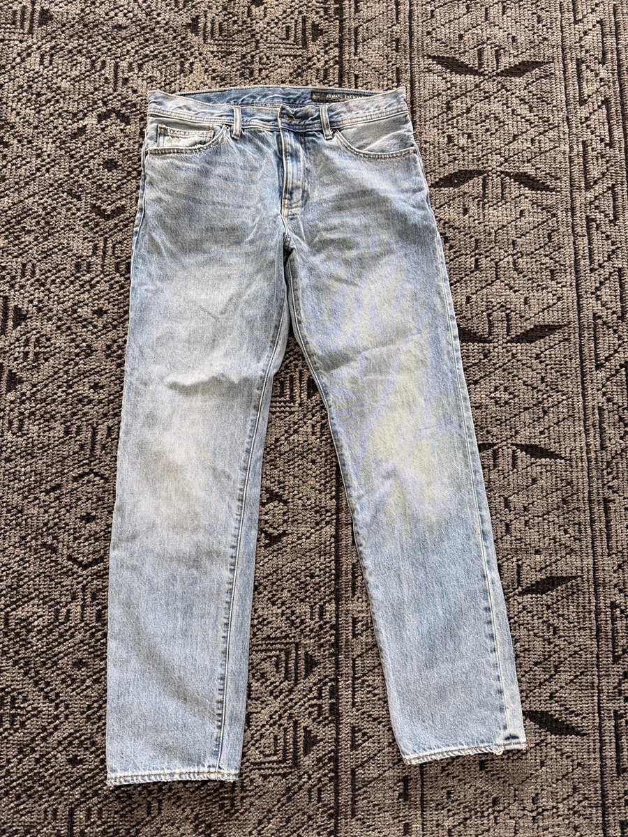 Armani Exchange Regular Size Mid (10-12 in) Rise Jeans for Men for